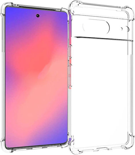 Antishock Back Cover Silicon Transparent (Google Pixel 7 Pro)
