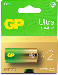 GP Batteries Ultra Baterii Alcaline C 1.5V 2buc