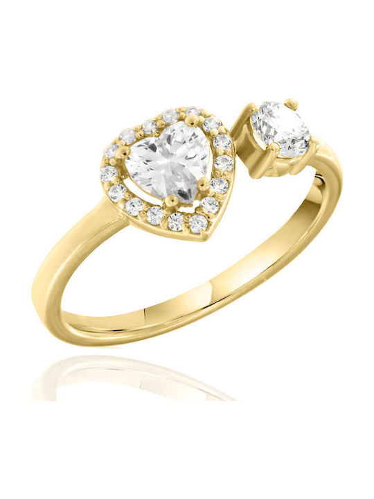 Metrongold Damenring Vergoldet 14K