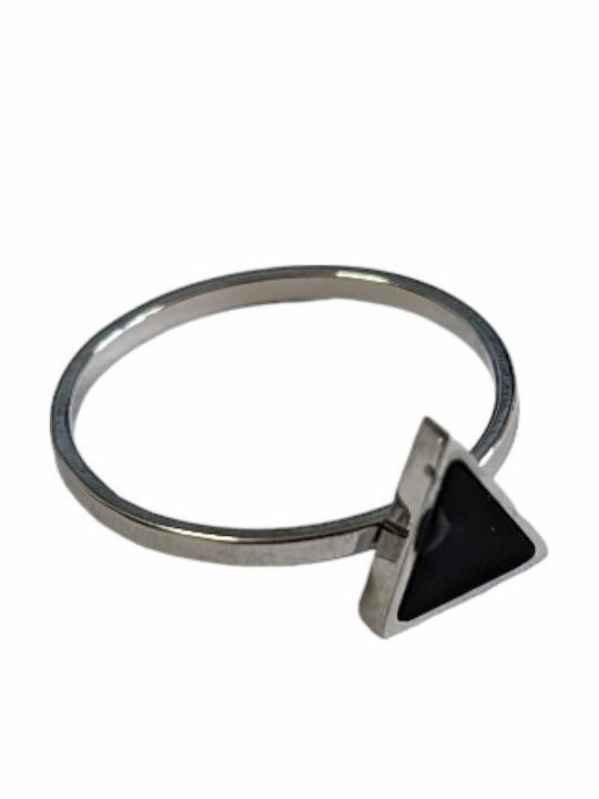 Tatu Moyo Ring with Stones made of Steel Tatu Moyo Ring with Stones made of Steel