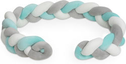 Interbaby Crib Bumpers Braided Inside Green 12x150cm