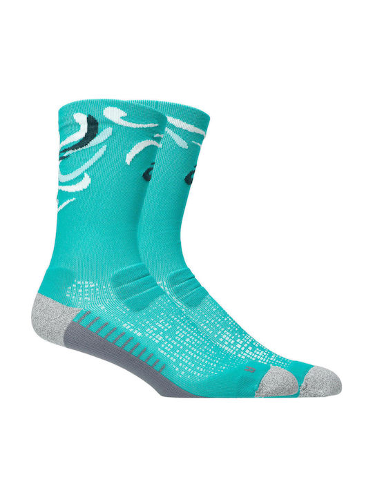 ASICS Running Socks Green 1 Pair