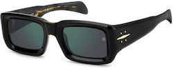 David Beckham Sunglasses Μαύρα with Acetate Frame & Black Lens