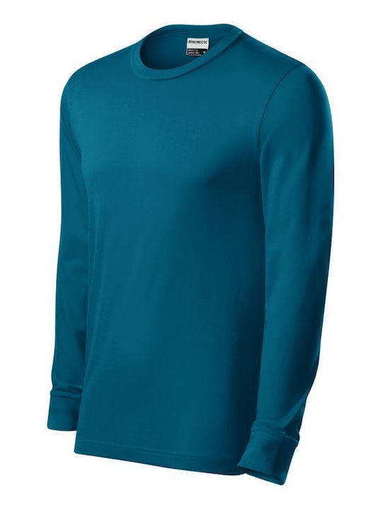 Malfini Men's Long Sleeve Promotional Blouse Petrol Blue