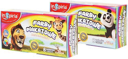 8 Farben Plakatfarben 20ml Inspiria