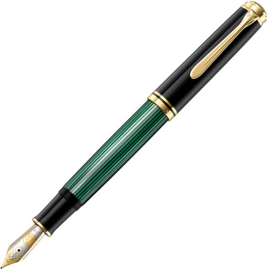 Pelikan Souveran Πένα Γραφής Medium με Μαύρο Μελάνι