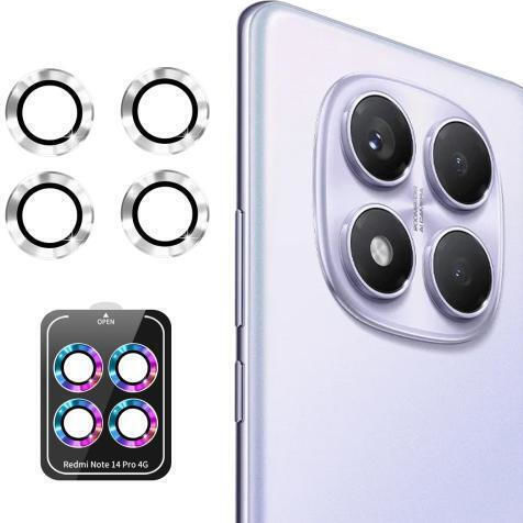 Enkay Hat-prince Camera Protection Tempered Glass Silver for the Redmi Note 14 Pro 4G