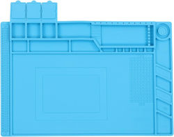 Silicone Soldering Mat Zola Every Diy Enthusiast 45x30x0.5cm Blue