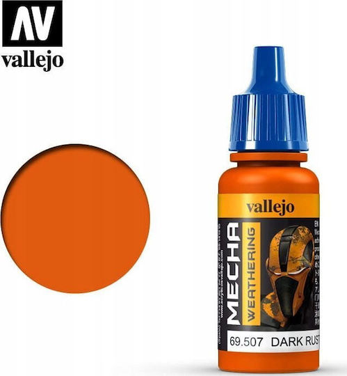 Acrylicos Vallejo Χρώμα Μοντελισμού Dark Rust Wash 17ml