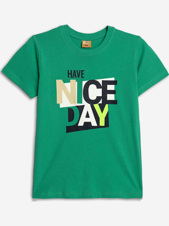 Tricou pentru copii Golf Green