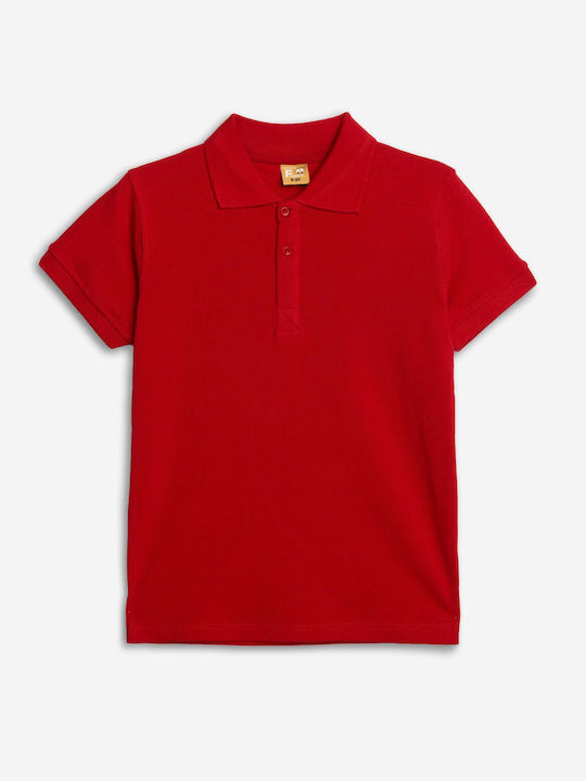 Funky Παιδικό Polo Κοντομάνικο Κόκκινο