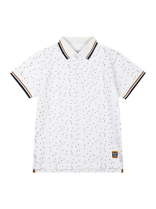 Energiers Kids' Polo Short Sleeve Ecru