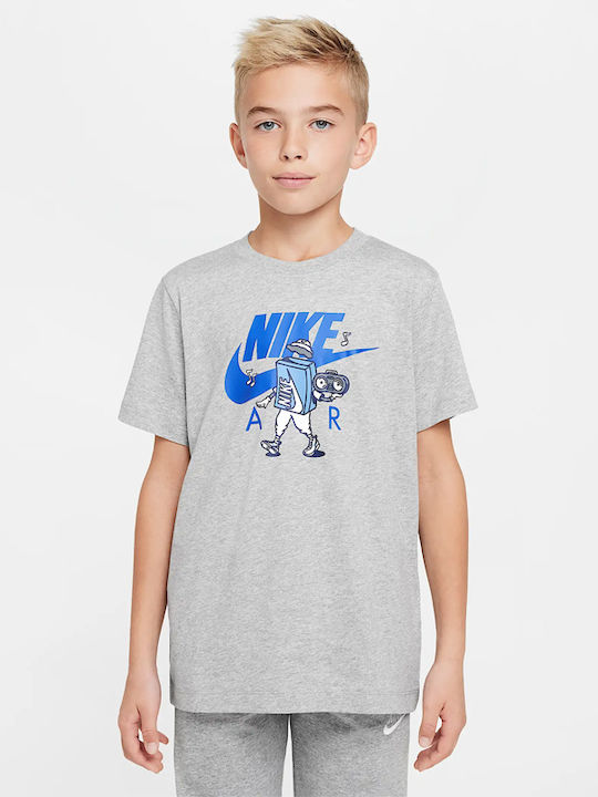 Nike Παιδικό T-shirt Γκρι Sportswear