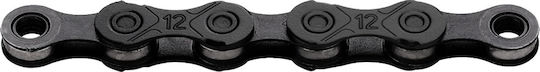Kmc Αλυσιδα Ποδηλατου X12 Blacktech Waxed 126 Links Bx12bb126w