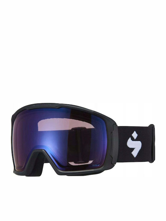 Sweet Protection Μάσκα Σκι & Snowboard Ενηλίκων Μαύρη με Φακό σε Μαύρο Χρώμα