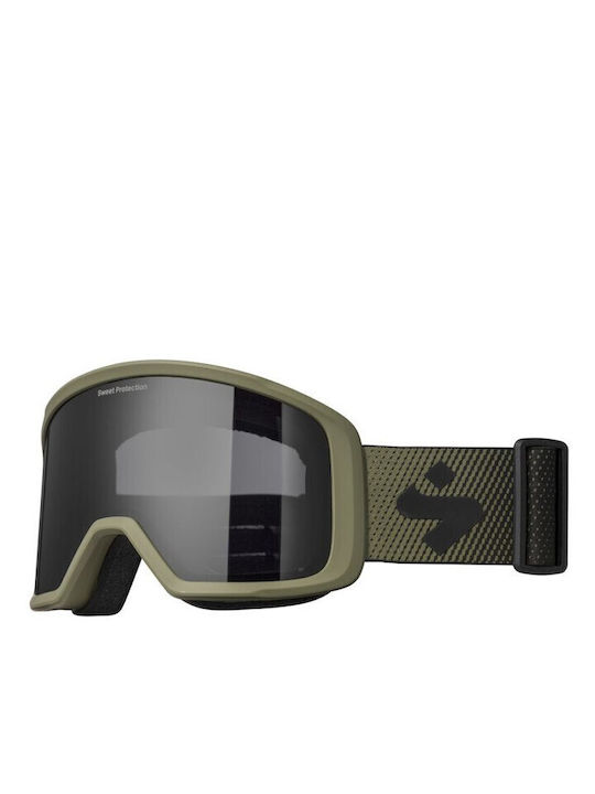 Sweet Protection Μάσκα Σκι & Snowboard Ενηλίκων Πράσινη με Φακό σε Πράσινο Χρώμα