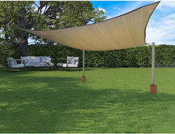 Sidirela Πανί Σκίασης Μπεζ 3.5x3.5m