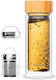 Qwetch Pahar Termos Din Sticlă 320ml Multicolor