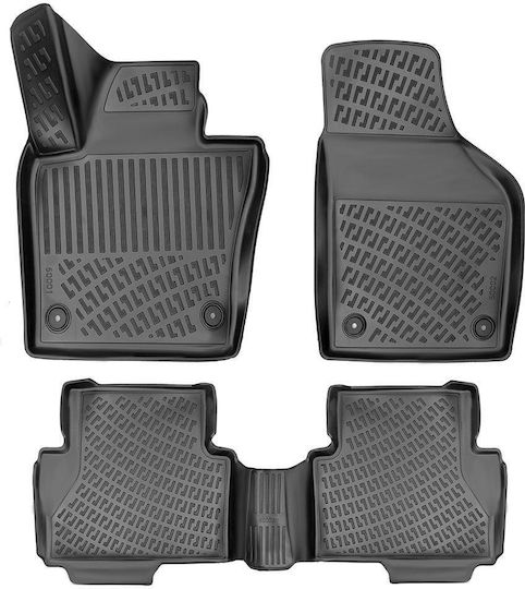 Umbrella Set Covorașe Față și Spate 4buc din Furtun pentru Volkswagen Magazin online Sharan 2010 Negre