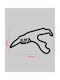 Acrylic Wall Decor F1 Track Spa 30 X 18 Cm Black