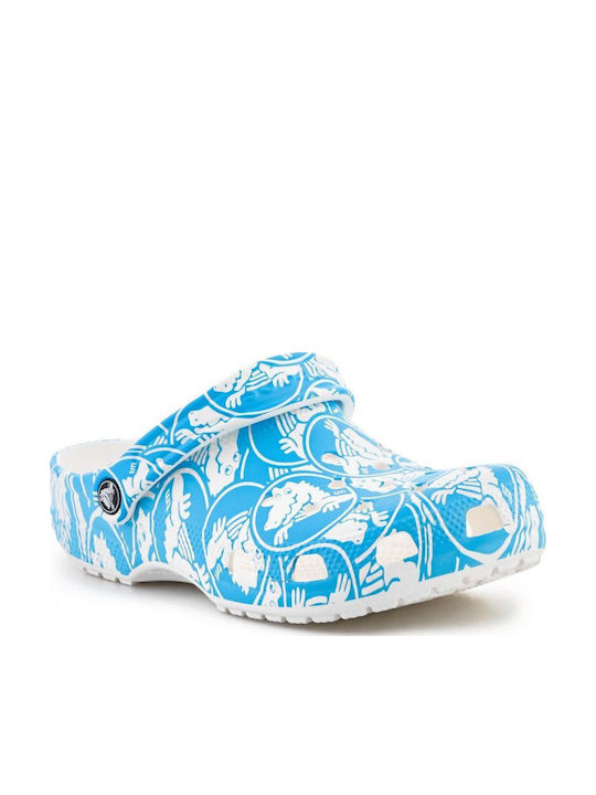 Crocs Classic Duke Print Сабо Сини