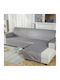Waterproof Non-slip Pet Cushion One-piece Sofa Cover Assembled Size Left-200x270cm Gray