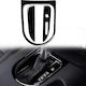 Set de autocolante decorative pentru cadru dreapta mașină Ford Mustang 2015-2020 Negru