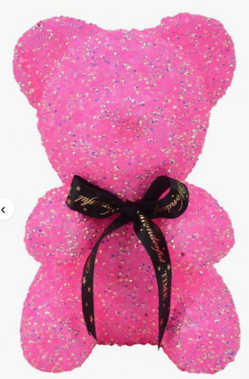 Mohicans Teddy Girlande Liebesbär 30cm Valentinstag 84728-3 Rosa
