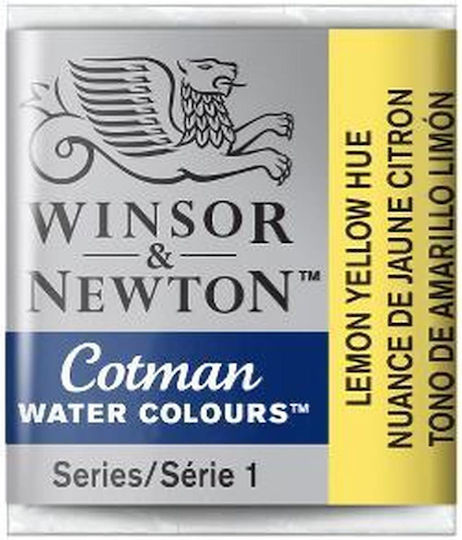 Winsor & Newton Half Pan Watercolour Yellow