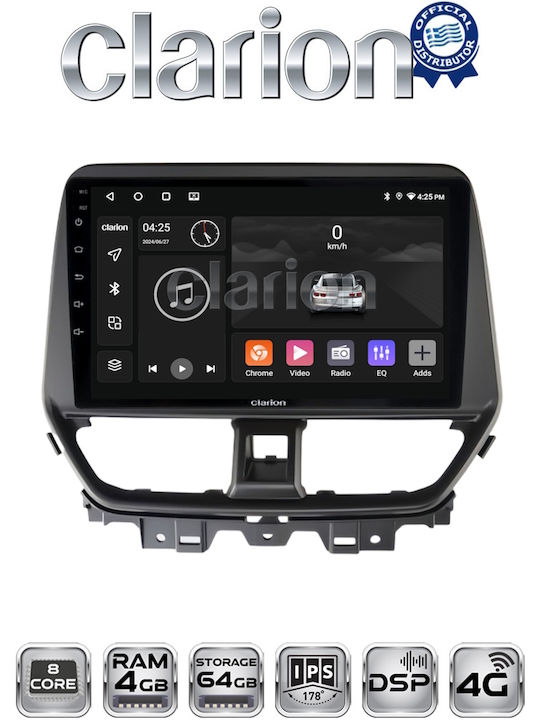 Clarion Auto-Audiosystem für Suzuki Baleno 2022 (Bluetooth/USB/WiFi/GPS/Apple-Carplay/Android-Auto)