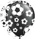 Set of 8 Birthday Balloons Football Latex "Football Balls" 30cm
