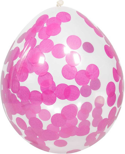 Set of 4 Balloons Latex Transparent 30cm
