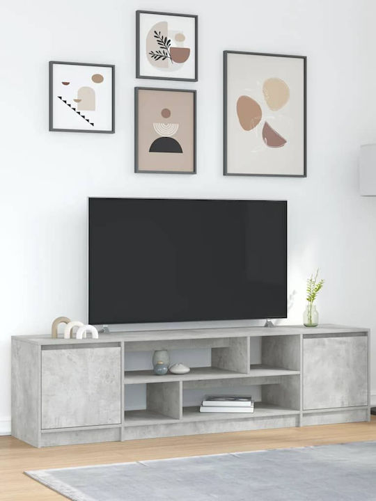 Suport TV Beton gri L188.5xW41xH50cm