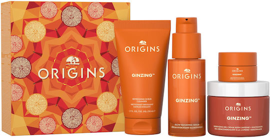 Origins Ginzing Σετ Περιποίησης για Ενυδάτωση & Λάμψη 4τμχ