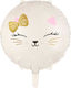 Balloon Foil Round Gold Kitten 45cm