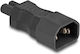 Αντάπτορας Τροφοδοσίας Delock Iec 60320 C14 To C7 Male Female