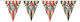 Pirate Flag Bunting Garland Length 6m