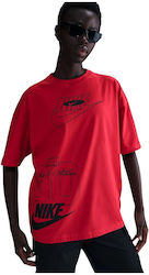 Nike Sportswear T-Shirt Κόκκινο Nike Sportswear T-Shirt Κόκκινο