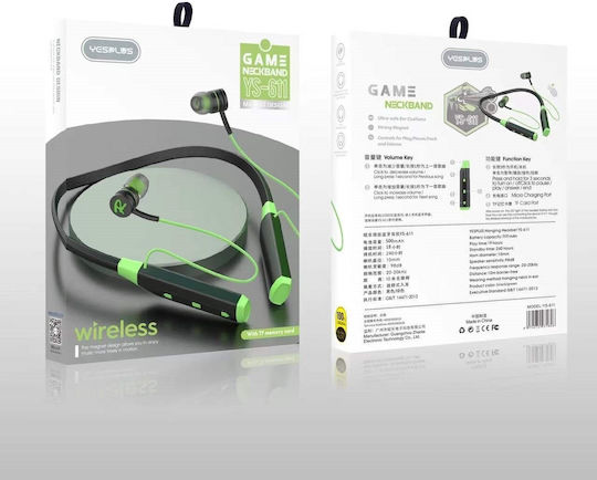 Yesplus YS-611 In-Ear Bluetooth-Freisprecheinrichtung Kopfhörer Schwarz
