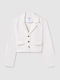 Kids Blazer Short Ecru