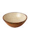 Prestige Wooden Salad Bowl White 30x30cm