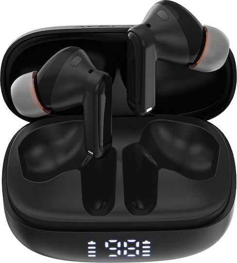 Acefast W1 In-Ear Bluetooth-Freisprecheinrichtung Kopfhörer mit Schweißresistenz und Ladeetui Schwarz