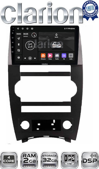 Clarion Auto-Audiosystem für Jeep Kommandant 2007 > 2009 (Bluetooth/USB/WiFi/GPS/Apple-Carplay/Android-Auto)