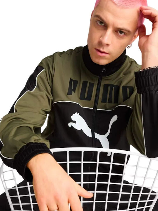 PUMA Geacă Puma Negru-Verde Loden