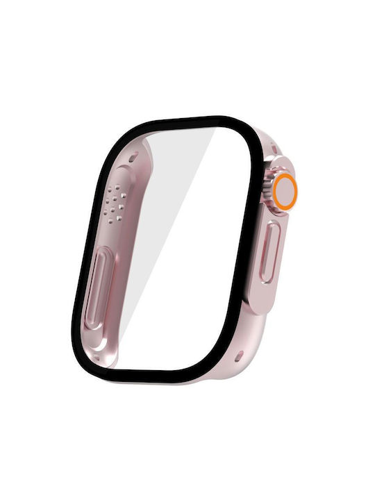 Ultra Tempered Film Protective Case Пластмасов Калъф в Розов цвят за Redmi Watch 5 Active