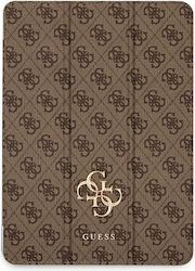 Guess Magnetic 4G Big Logo Flip Cover Σιλικόνης (iPad Pro 13 (2024)) Καφέ