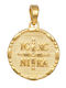 Pendant Kids Talisman Double Sided Konstantinato made of Gold 14K 050781