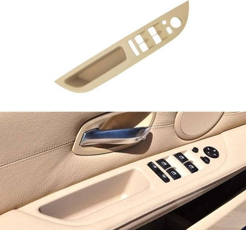 Cadru Ornamental Comutator Lift Geam Ușă Față Stânga 51416983705 BMW E60 2008-2010 Volan pe Stânga Configurație Înaltă Bej