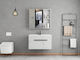 Polihome Countertop with Sink & Mirror L60xW47x...