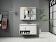 Polihome Countertop with Sink & Mirror L60xW47x...